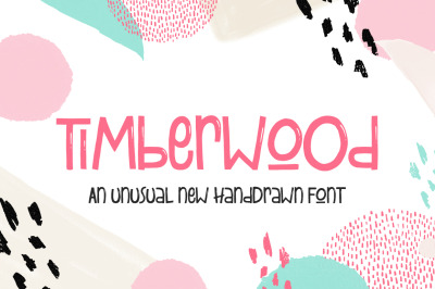 Timberwood Font (Kooky Font, Quirky Font, Rough Font)