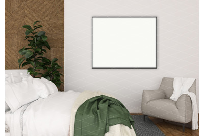 Interior scene - artwork background - frame mockup