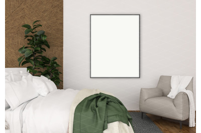 Interior scene - artwork background - frame mockup