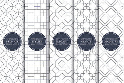 Elegant seamless geometric patterns