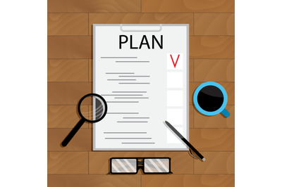 Business planning vector