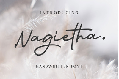 Nagietha - Handwritten Font