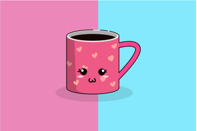 Kawaii Cute Cup Tea Art