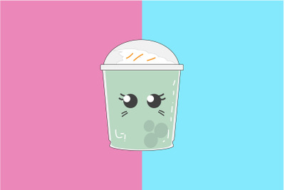 Kawaii Cute Drinks Character