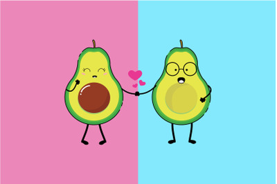 Kawaii Cute Fall in love  Avocado