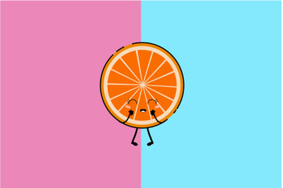 Kawaii Cute Orange Art