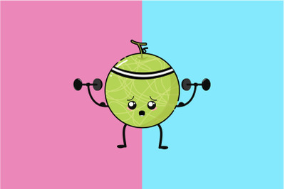 Kawaii Cute Workout Melon