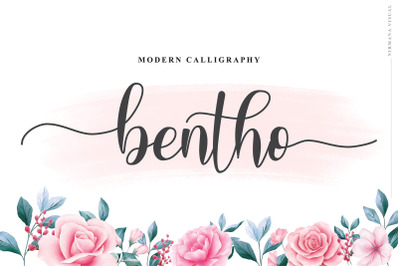 Bentho - Script Font