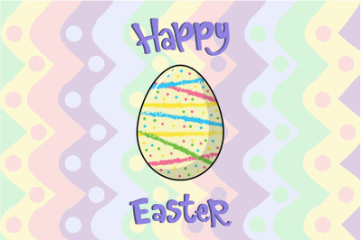 Easter Egg Colorful Art