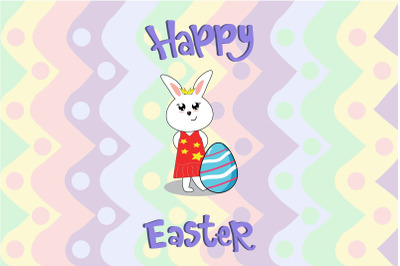 Easter Bunny Egg Illustration