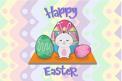 Easter Bunny Egg Colorful