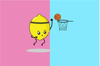 Kawaii Cute Dunk Lemon