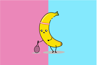 Kawaii Cute Banana Character