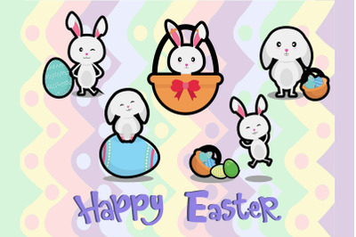 Easter Bunny Egg  Illustration