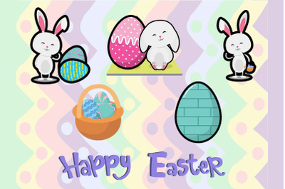 Easter Bunny Egg 5 Bundle