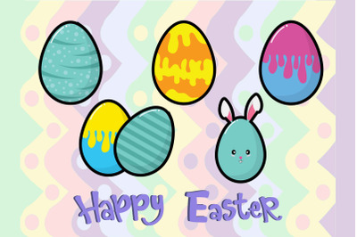 Easter Bunny Egg Art 5 Bundle