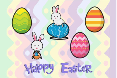 Easter Bunny Egg 5 Art Bundle