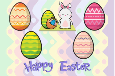 Easter Illustration Character Bundle