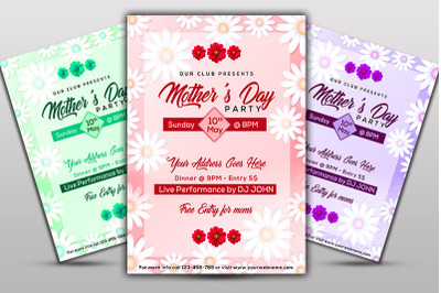 Floral Mothers Day Flyer