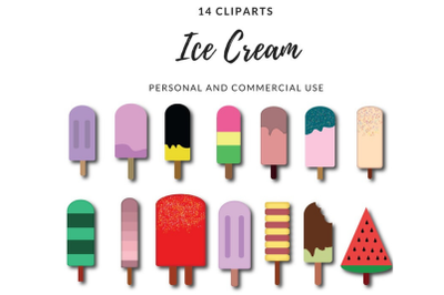 Ice cream clipart, Popsicle clipart, Ice cream popsicle clipart