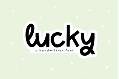 Lucky - Handwritten Display Font