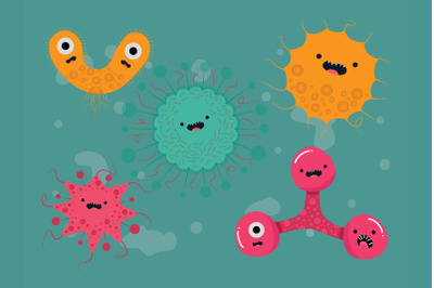 Corona Virus Illustration Bundle