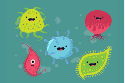 Corona Virus Illustrations