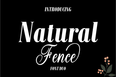 Natural fence