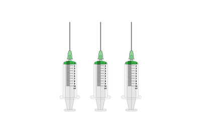 syringe simple vector illustration