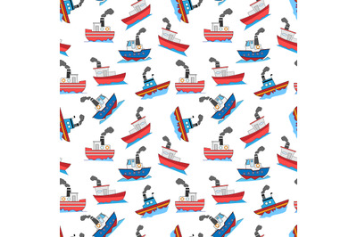 boat seamless pattern