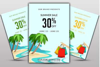 Big&nbsp;Summer Sale Flyer Template