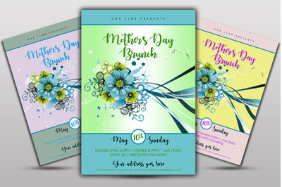 Mother day Brunch Flyer Template