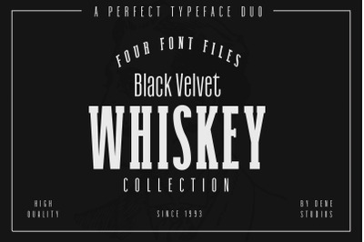 BLACK VELVET: A Font Duo Collection
