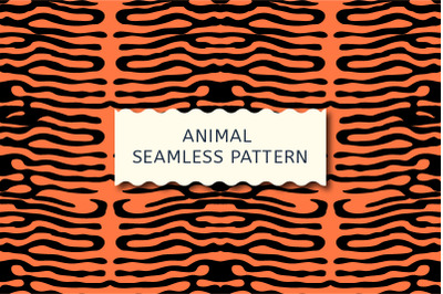 Vector animal seamless pattern