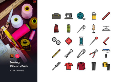 Sewing Icons Pack