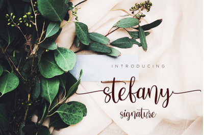 Stefany Signature font