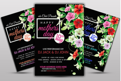 Mother&#039;s Day Event Flyer Template