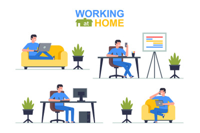 Working at home (Men)