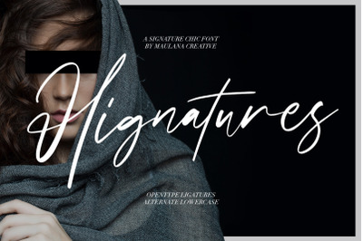 Hignatures Signature Brush Font