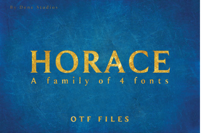 HORACE: A Strong Serif Type
