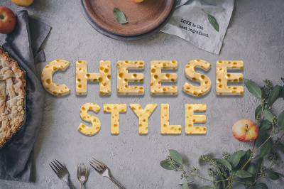 36 Cheese Style Text Effect