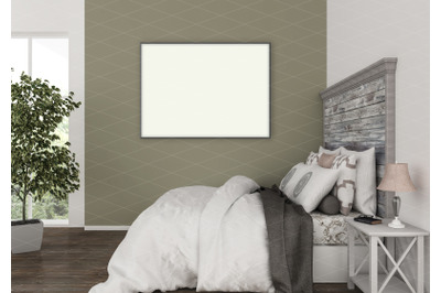 Interior scene - artwork background - frame mockup