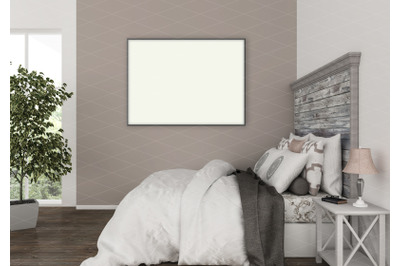 Interior scene - artwork background - frame mockup