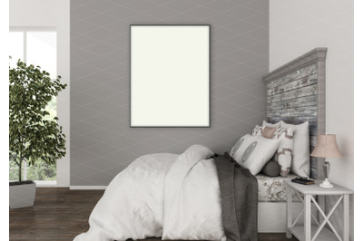 Interior scene - artwork background - frame mockup