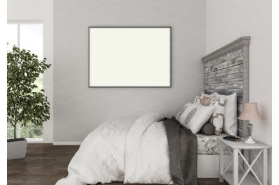 Interior scene - artwork background - frame mockup