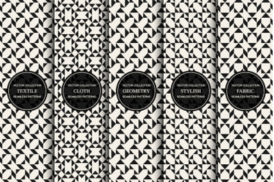 Cloth seamless geometric patterns