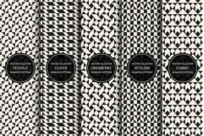 Stylish seamless geometric patterns