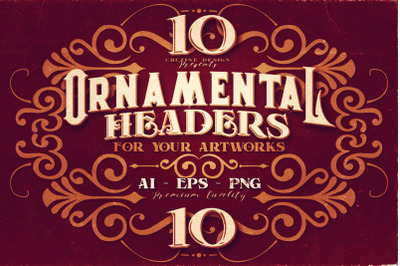 10 Ornamental Headers