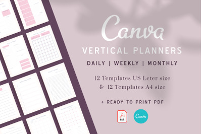 CANVA VERTICAL PLANNERS