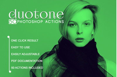 50 Duotone Photoshop Actions